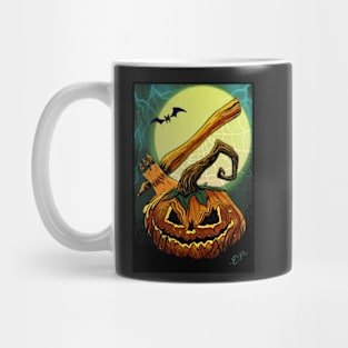 Scary Halloween Pumpkin Mug